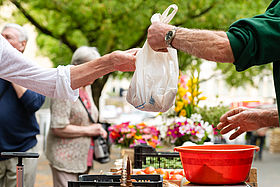 photo illustratice du marché de Laval